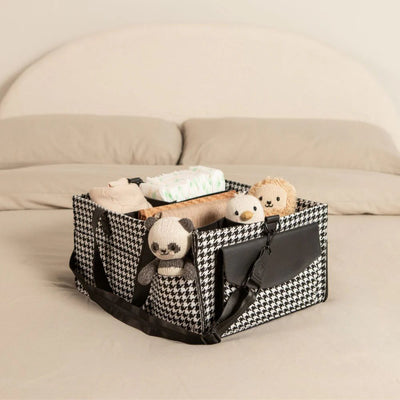 Bunnie Caddie - Houndstooth Black Nappy Bags Bunnie Caddie 