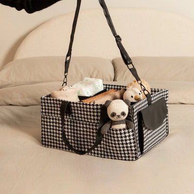 Bunnie Caddie - Houndstooth Black Nappy Bags Bunnie Caddie 