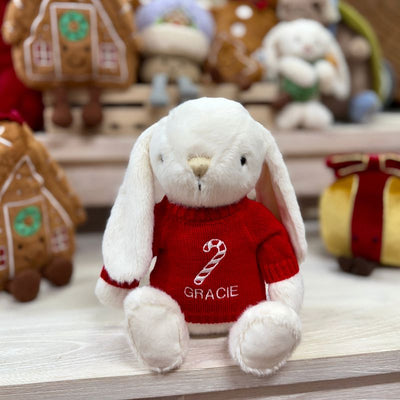 Bunny Christmas Jumper | Candy Cane Jamie Kay 