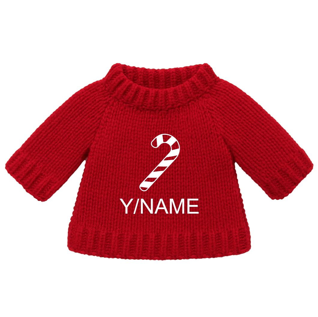 Bunny Christmas Jumper | Candy Cane Jamie Kay 