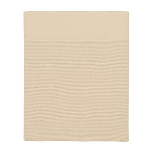 Cherrie Baby - Personalised 100% Cotton Knit Baby Blanket | Oatmeal