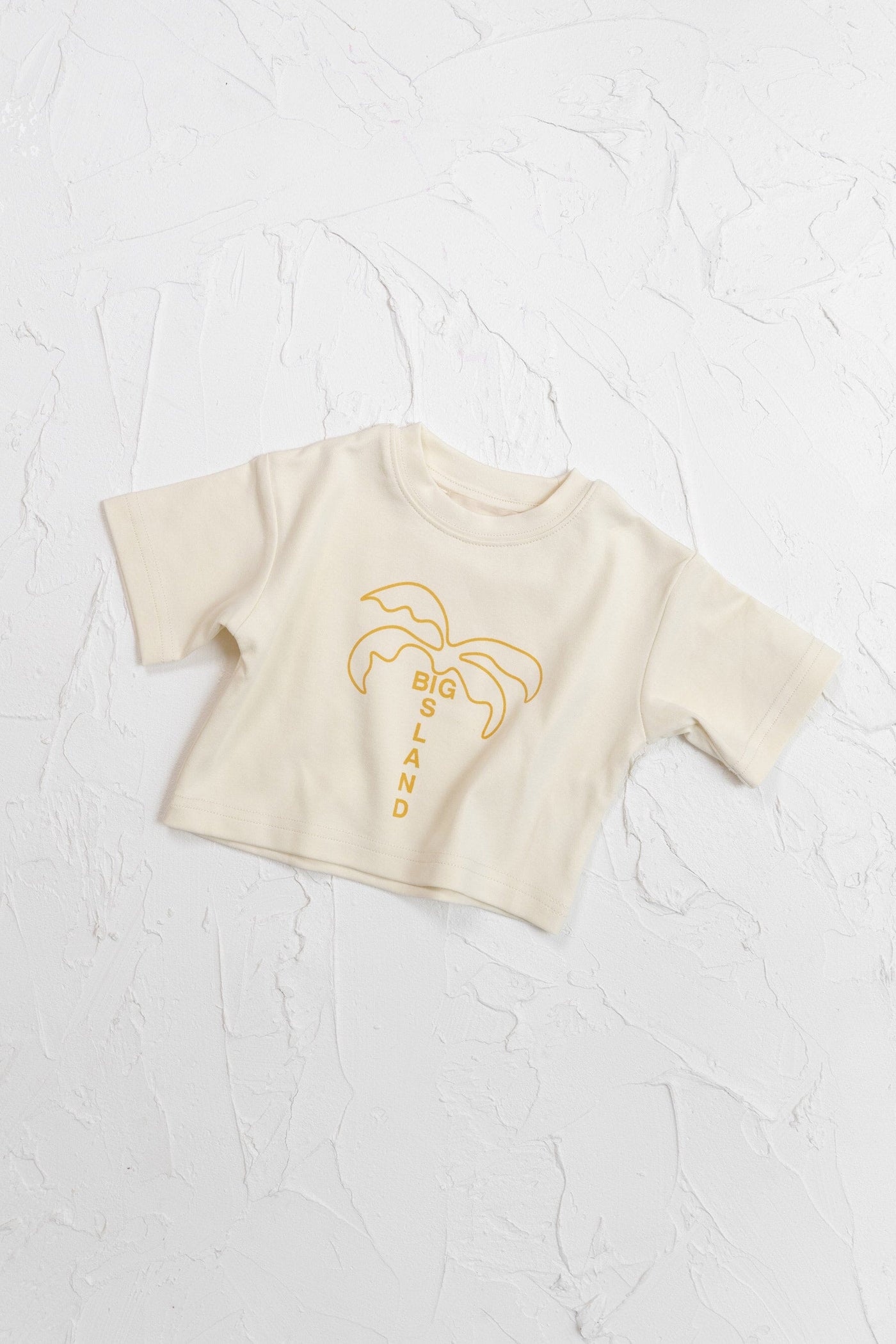 Cinnamon Baby - Big Island Tee | Mustard Short Sleeve T-Shirt Cinnamon Baby 