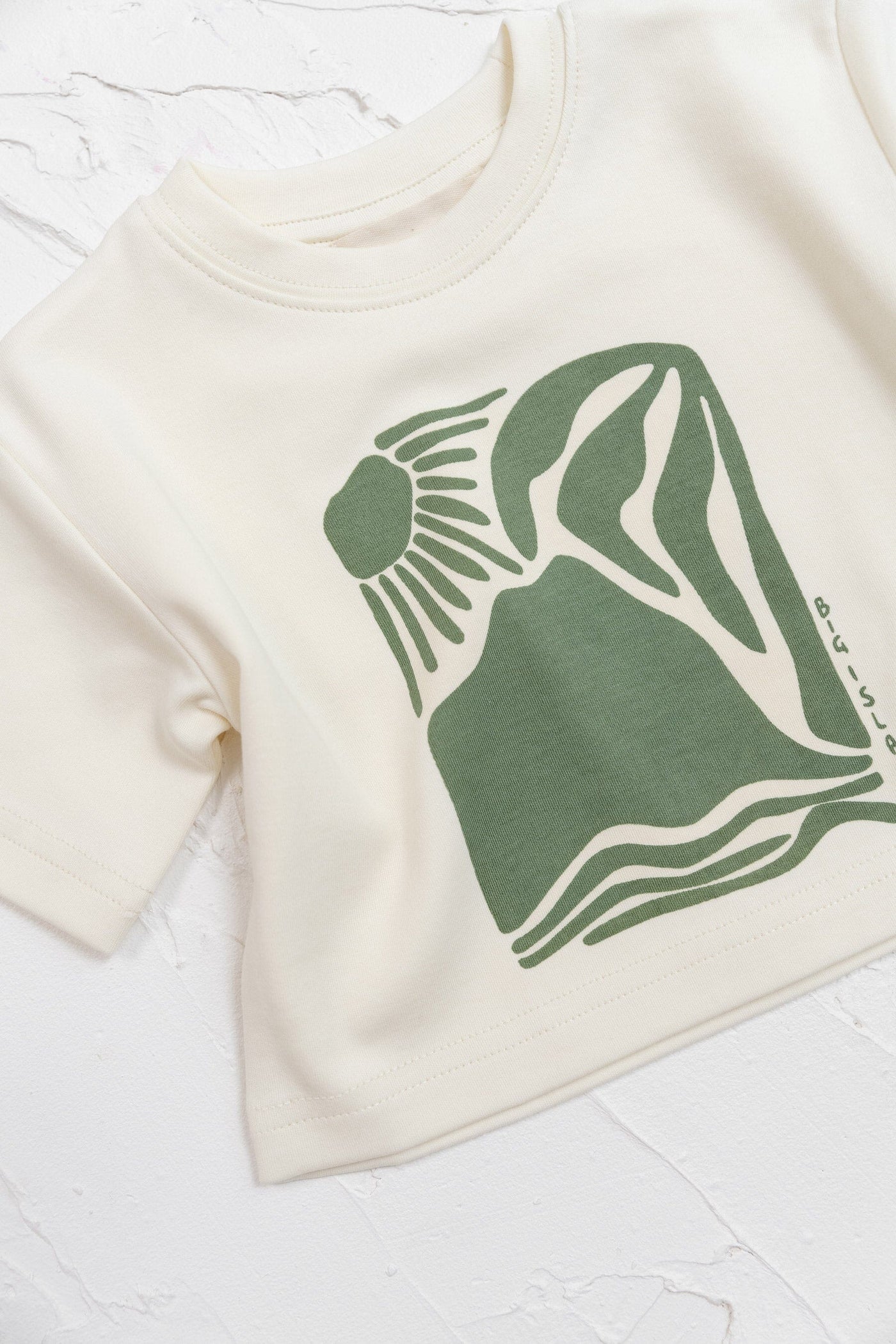 Cinnamon Baby - Big Island Tee | Olive Short Sleeve T-Shirt Cinnamon Baby 