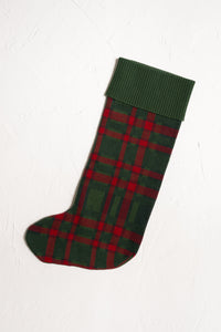 Cinnamon Baby - Christmas Stocking | Plaid - PREORDER