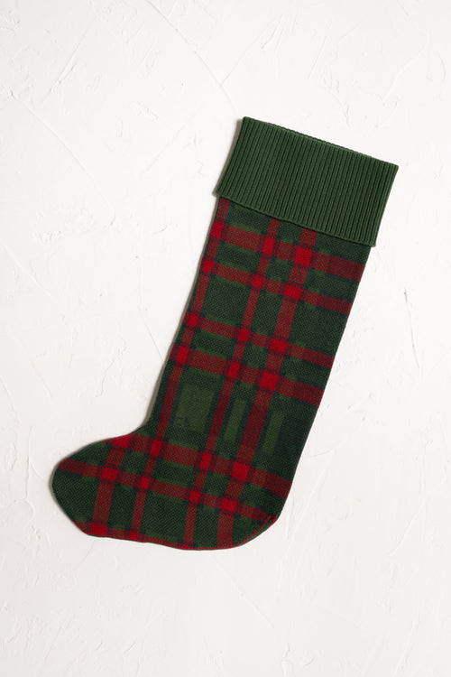 Cinnamon Baby - Christmas Stocking | Plaid - PREORDER