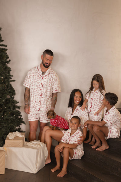 Cinnamon Baby - Jolly Pyjamas | Cream - PREORDER Short Sleeve Pyjamas Cinnamon Baby 