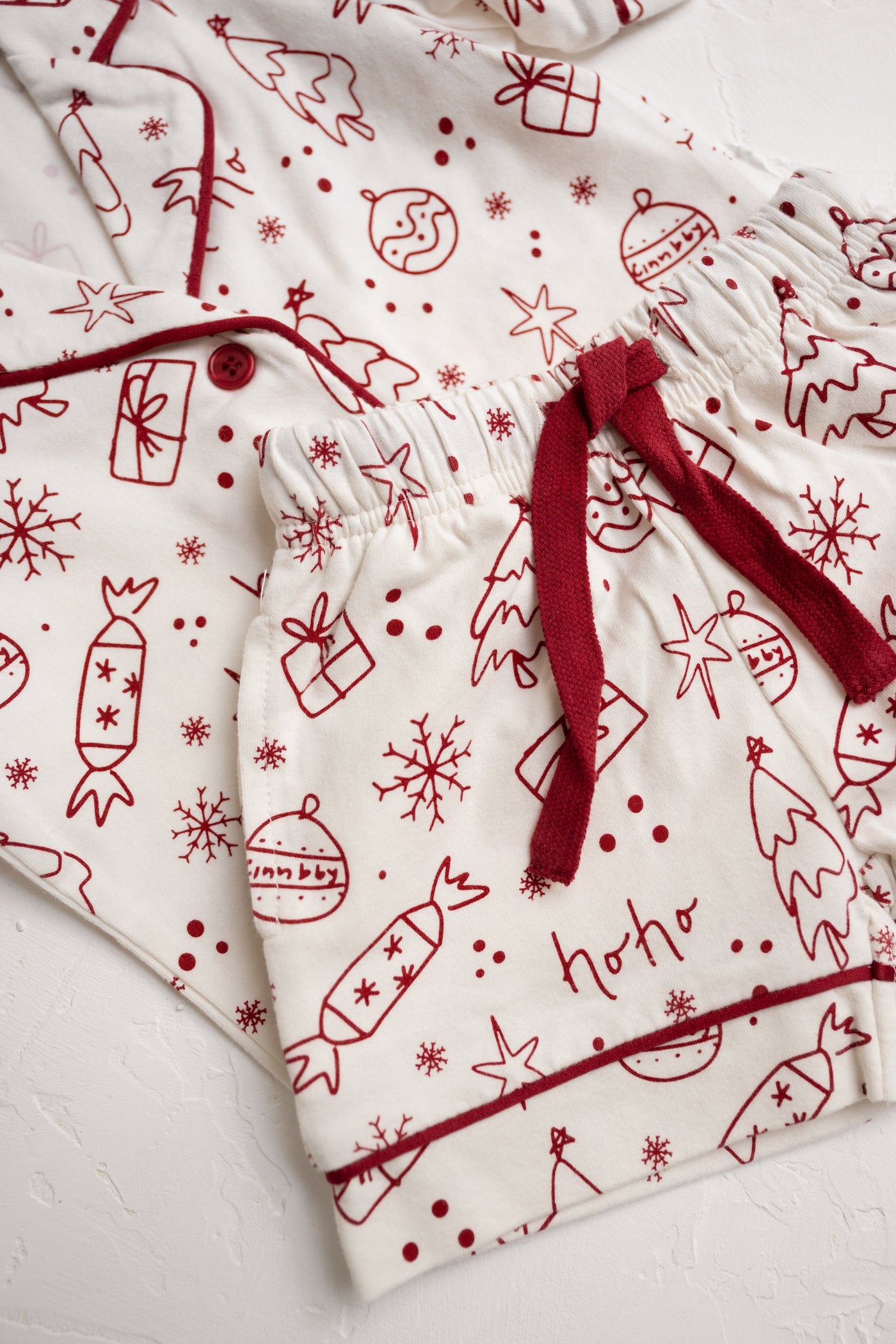 Cinnamon Baby - Jolly Pyjamas | Cream - PREORDER Short Sleeve Pyjamas Cinnamon Baby 