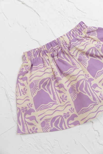 Cinnamon Baby - Linen Skirt | Lilac Skirts Cinnamon Baby 