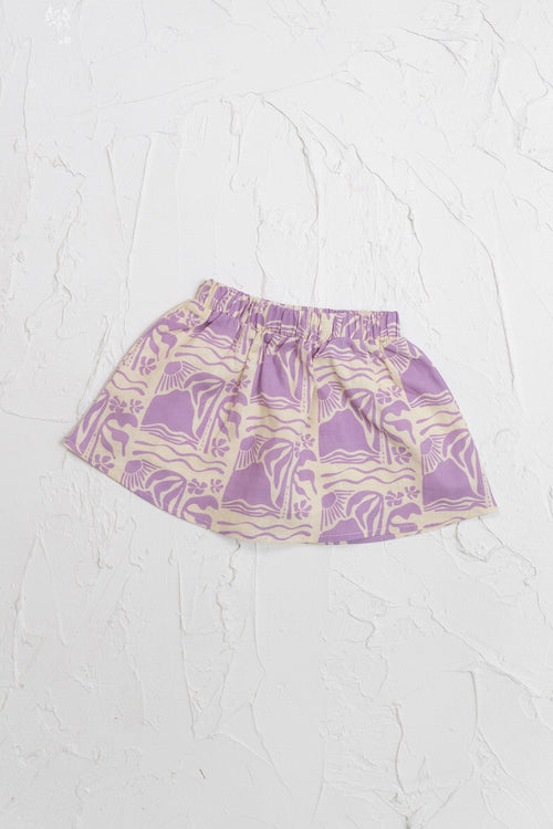 Cinnamon Baby - Linen Skirt | Lilac