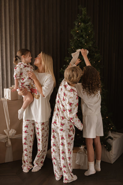 Cinnamon Baby - Teddy Short Pyjamas - PREORDER Short Sleeve Pyjamas Cinnamon Baby 