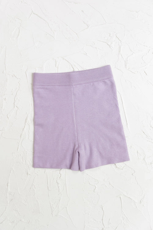 Cinnamon Baby - Womens Knit Bike Shorts | Lilac