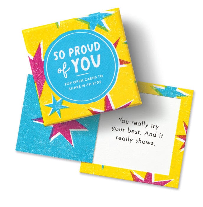 Compendium - ThoughtFulls For Kids Pop-Open Cards – So Proud Of You Cards Compendium 
