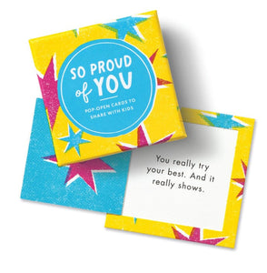 Compendium - ThoughtFulls For Kids Pop-Open Cards – So Proud Of You