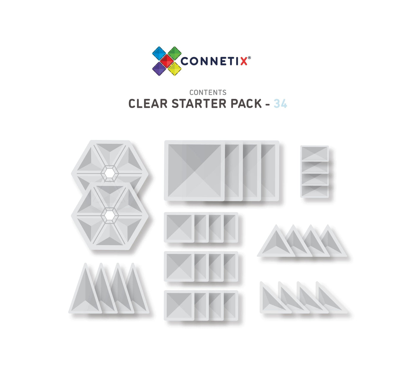 Connetix - Completely Clear Bundle Bundle Connetix 