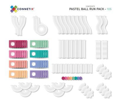 Connetix - Pastel Ball Run Bundle Cherrie Baby Boutique 