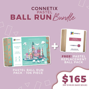 Connetix - Pastel Ball Run Bundle