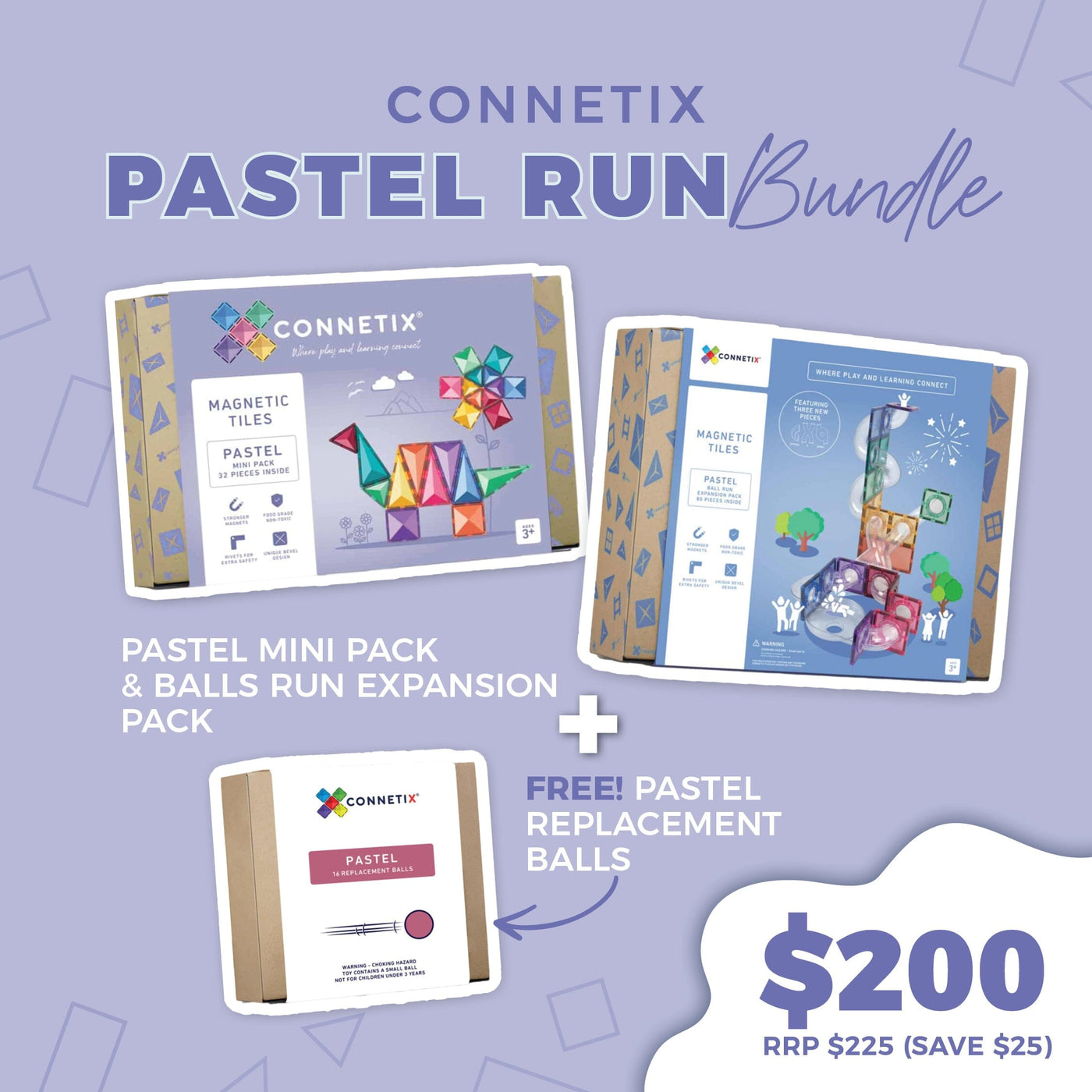 Connetix - Pastel Expansion Bundle Bundle Connetix 