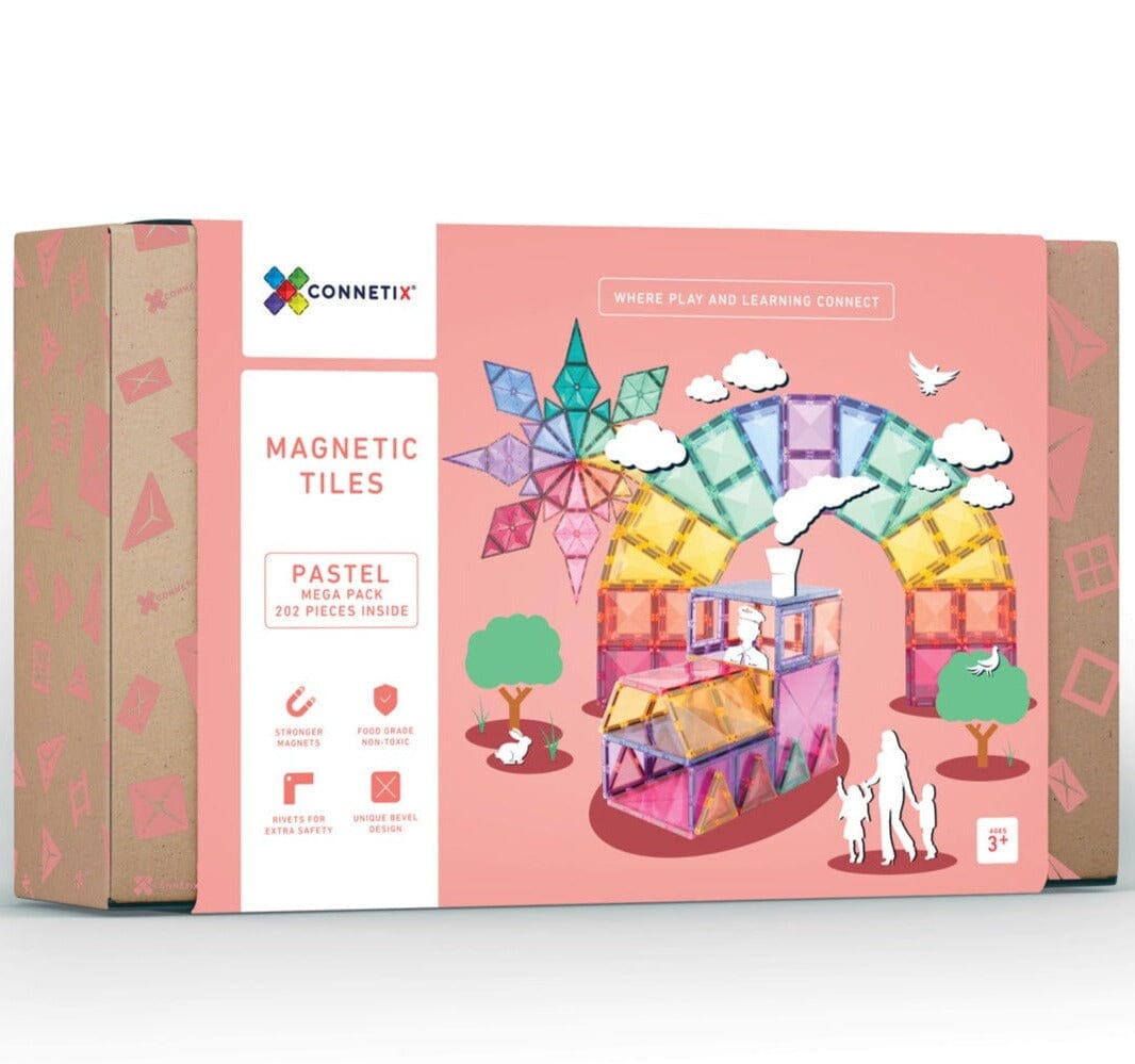 Connetix - Pastel Mega + Mini Bundle Cherrie Baby Boutique 
