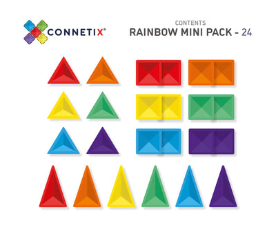Connetix - Rainbow Shapes Bundle Bundle Connetix 