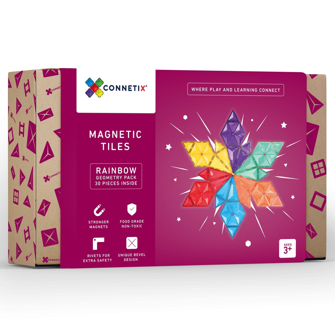 Connetix - Rainbow Shapes Bundle Bundle Connetix 