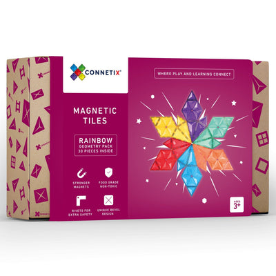 Connetix - Rainbow Shapes Bundle Bundle Connetix 