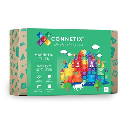 Connetix Tiles 102 Piece Creative Pack - Rainbow