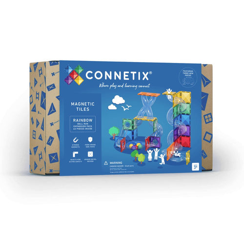 Connetix Tiles - Ball Run Expansion Pack 66pc | Rainbow