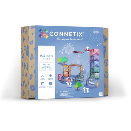 Connetix Tiles - Ball Run Expansion Pack 80pc | Pastel