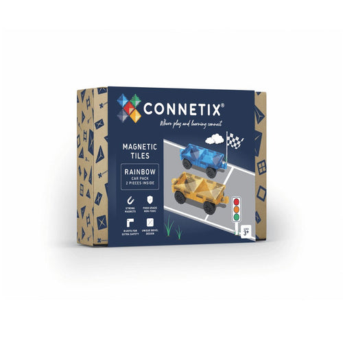 Connetix Tiles - Car Pack 2pc | Rainbow