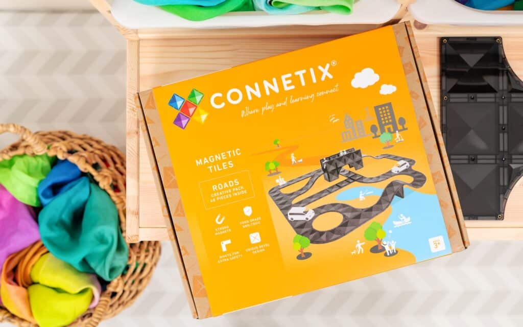 Connetix Tiles - Creative Roads Pack 48pc Magnetic Play Connetix 