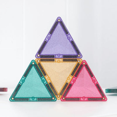 Connetix Tiles - Glitter Castle Pack 48pc Magnetic Play Connetix 