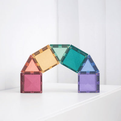 Connetix Tiles - Glitter Castle Pack 48pc Magnetic Play Connetix 