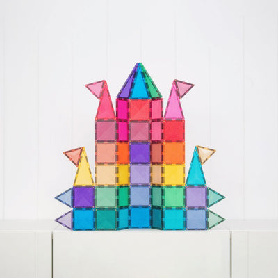 Connetix Tiles - Glitter Castle Pack 48pc Magnetic Play Connetix 