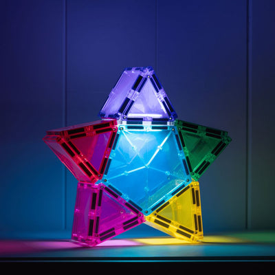 Connetix Tiles - Light Star Pack 28pc Magnetic Play Connetix 