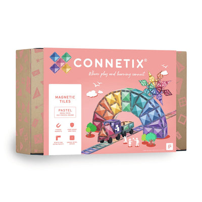 Connetix Tiles - Mega Pack 202pc | Pastel Magnetic Play Connetix 