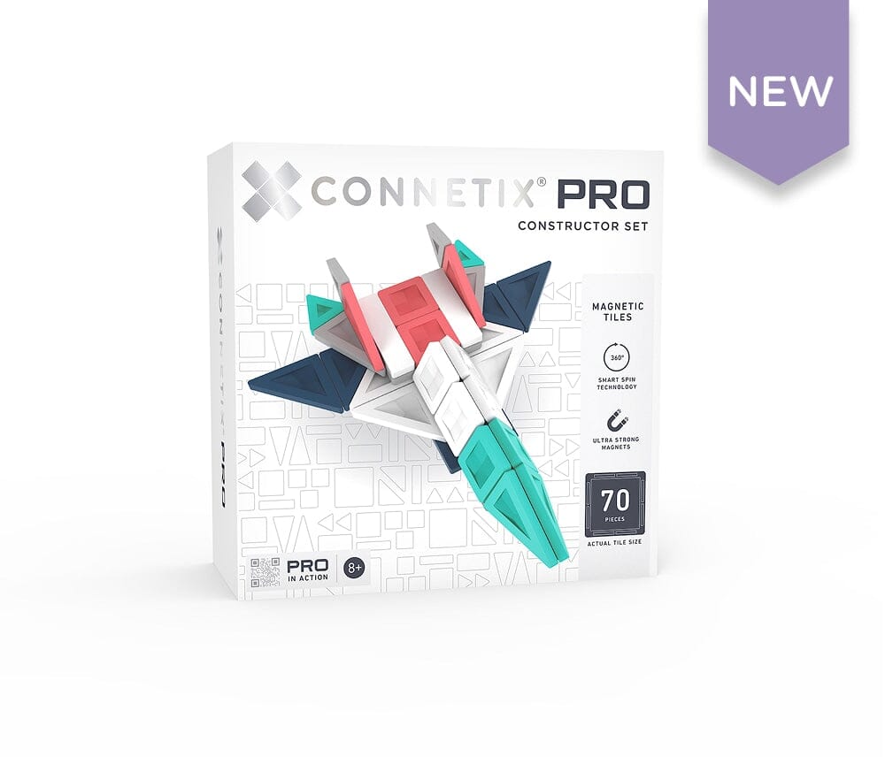 Connetix Tiles - PRO Constructor Set 70 pc Magnetic Play Connetix 