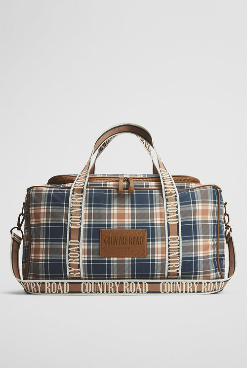Country Road - Check Weekender | Chocolate