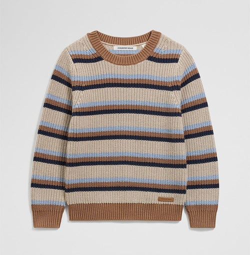 Country Road - Crew Neck Stripe Knit | Multi Stripe