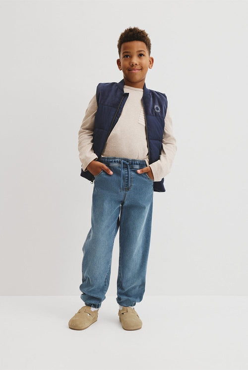 Country Road - Denim Jogger | Mid Blue Wash