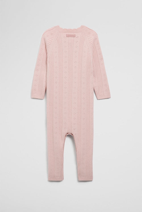Country Road - Knit Detail Jumpsuit | Mineral Pink