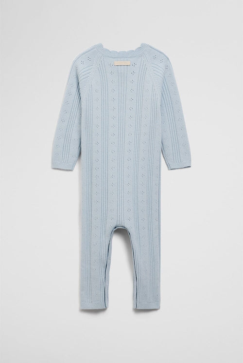 Country Road - Knit Detail Jumpsuit | Powder Blue