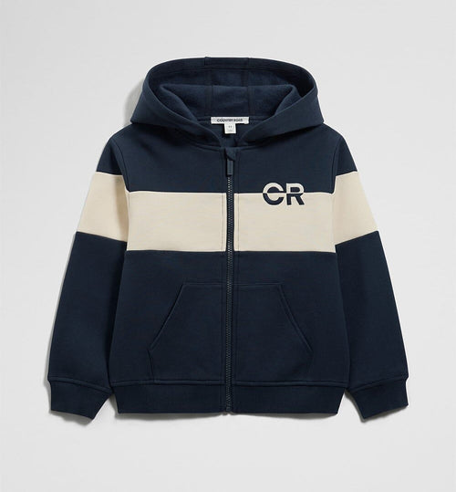 Country Road - Zip Through Hooded Sweat | Navy