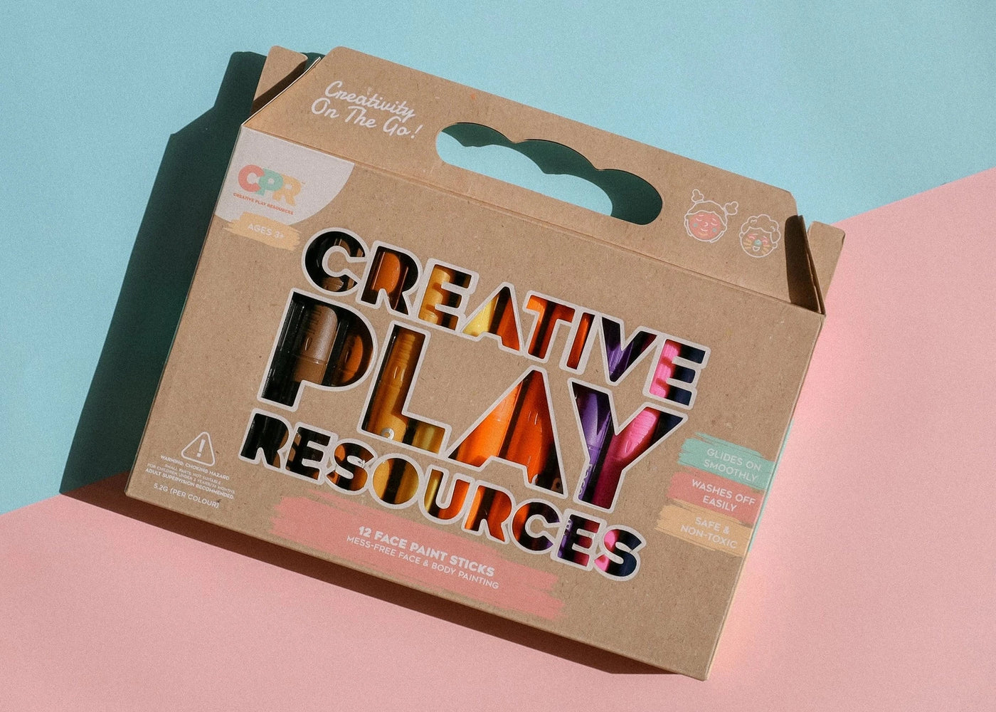 Creative Play Resources - 12 Face Paint Sticks Activity & Craft Creative Play Resources 