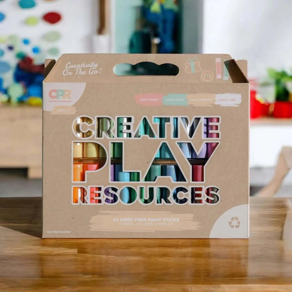 Creative Play Resources - 24 Paint Sticks Set Activity & Craft Creative Play Resources 