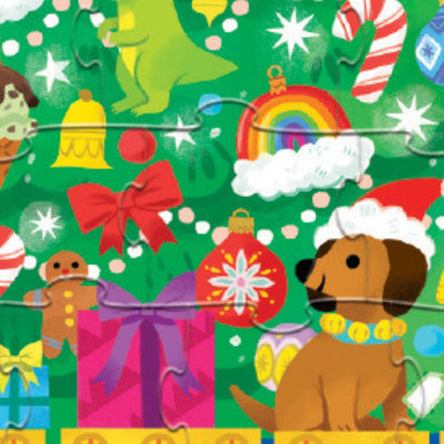 Crocodile Creek - Classic Floor Puzzle 24 pc | Christmas Tree Puzzles Crocodile Creek 