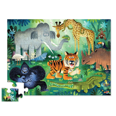 Crocodile Creek - Classic Floor Puzzle 36pc | Wild Kingdom Puzzles Crocodile Creek 