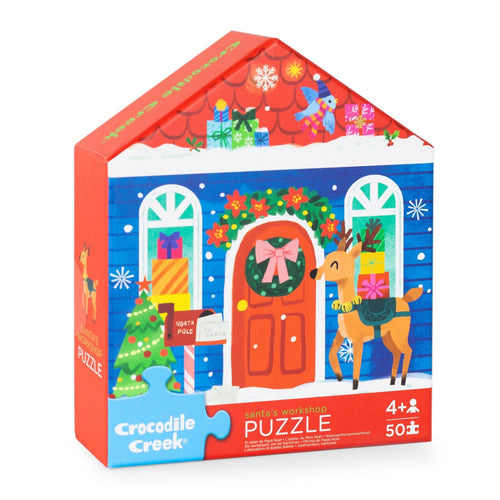 Crocodile Creek - Flat House Puzzle 50 Pc | Santas Workshop