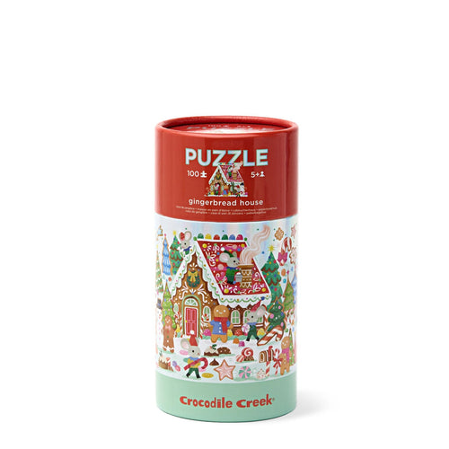 Crocodile Creek - Holographic Puzzle 100 Pc | Gingerbread House