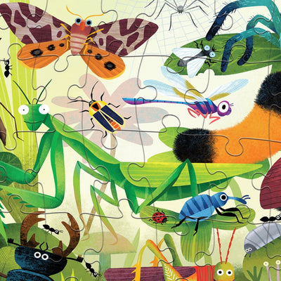 Crocodile Creek - Holographic Puzzle 50 pc | Backyard Bugs Puzzles Crocodile Creek 