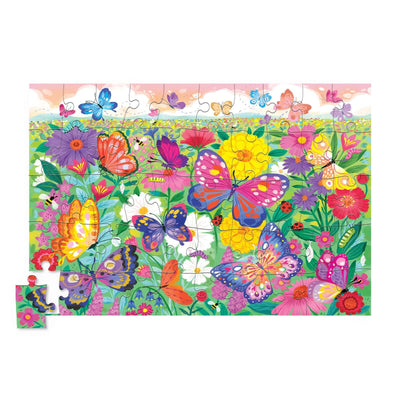 Crocodile Creek - Holographic Puzzle 50 pc | Butterflies Puzzles Crocodile Creek 